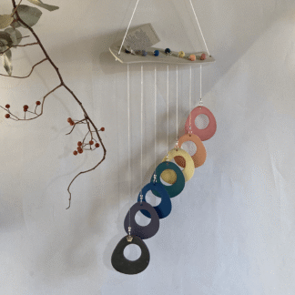 Rainbow dark beta wind chime