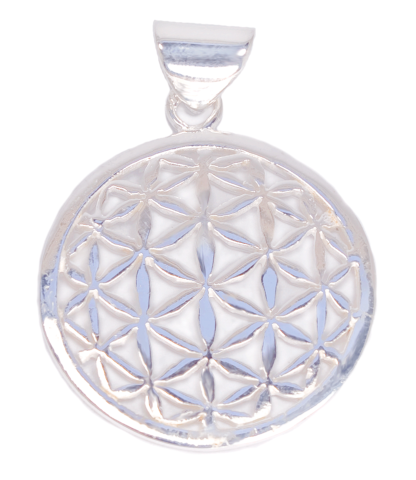 sterling silver flower of life pendant