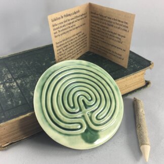 Green classic labyrinth