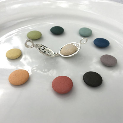 selection of colour pebbles