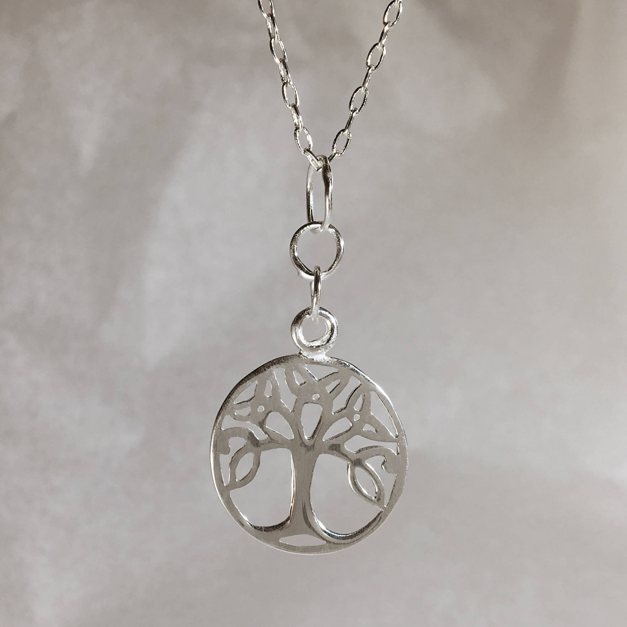 Tree of Life Silver Charm