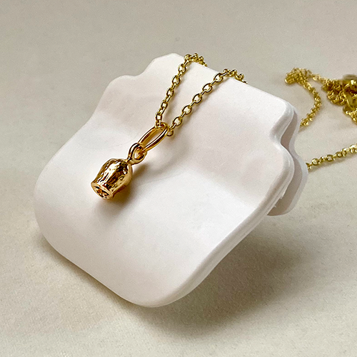 925 silver necklace, Honky nut pendant - Image 4