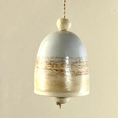 Beach-landscape-small porcelain bell