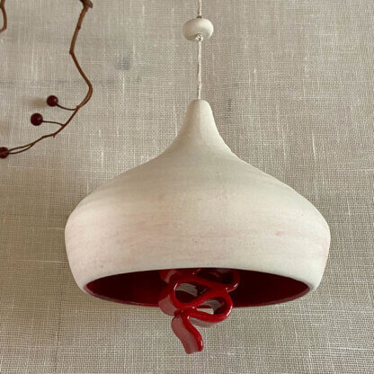 Turkish design bell with red wave clapper