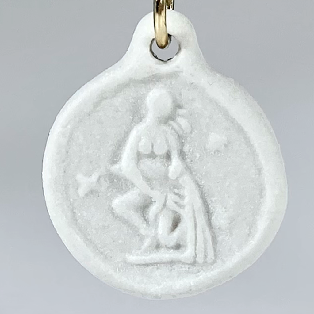 Aquarius Porcelain coin Medallion - Image 2