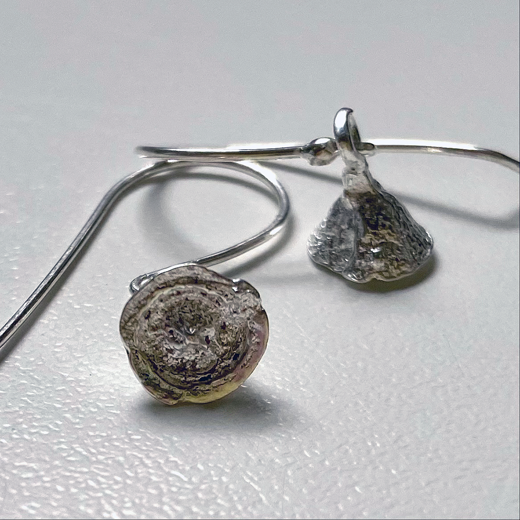 925 silver little gum-nut silver Earrings