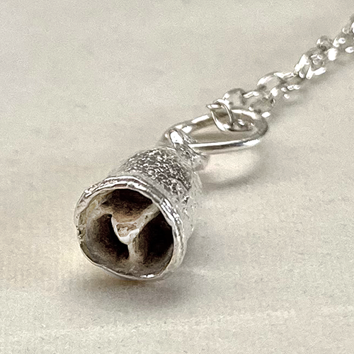 925 silver pendant, yellow gumnut - Image 10