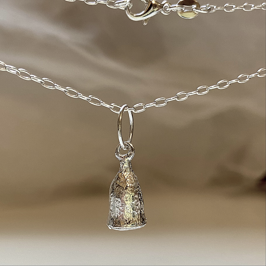 925 silver pendant, yellow gumnut - Image 7