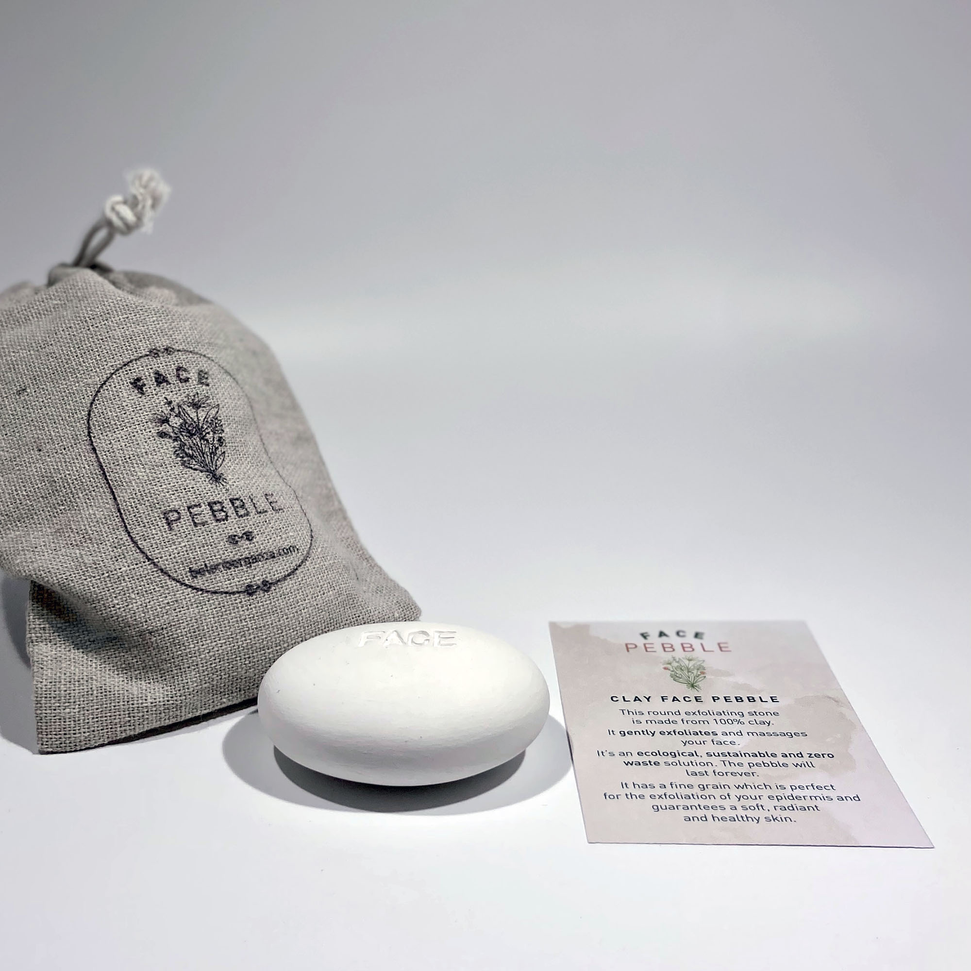 Clay Face Exfoliating Pebble: Sustainable Zero Waste Skincare - Image 12