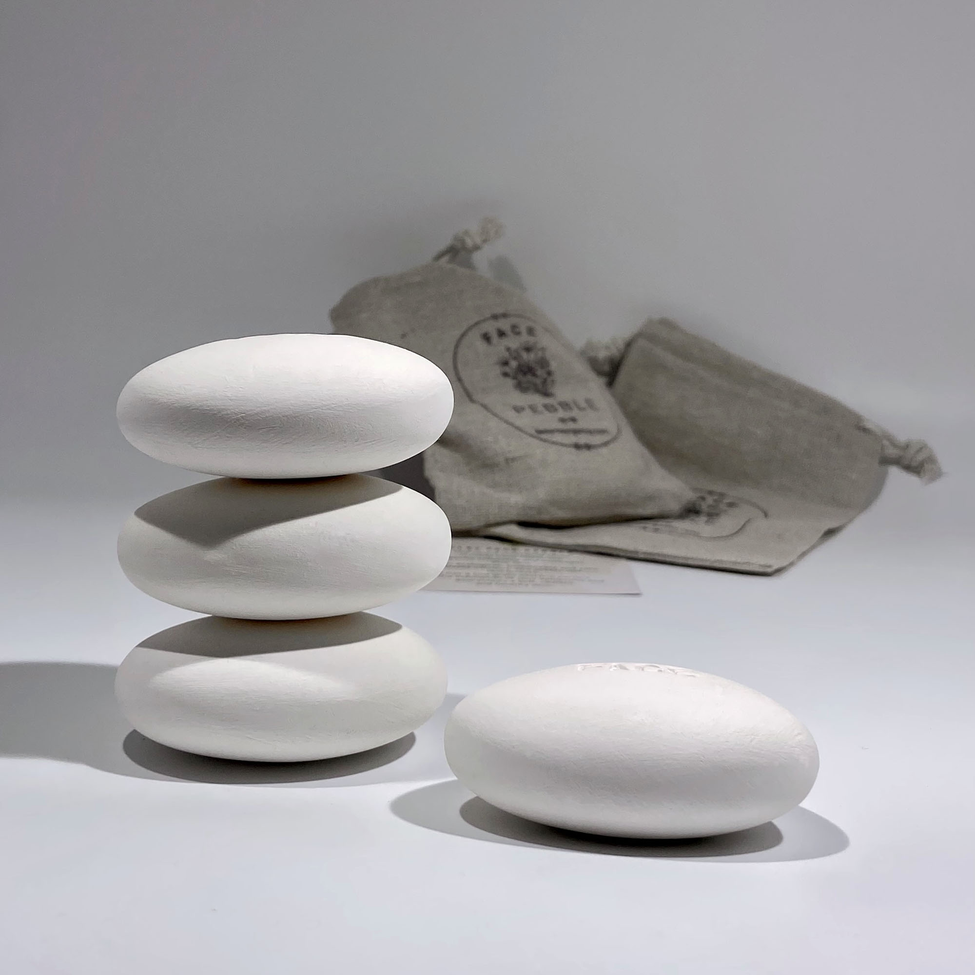 Clay Face Exfoliating Pebble: Sustainable Zero Waste Skincare - Image 4